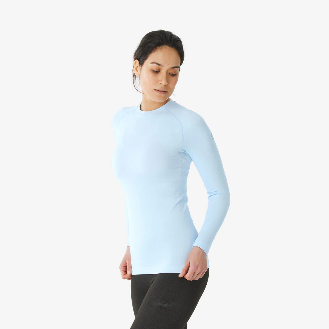 Primera capa superior nieve mujer celeste - BL500 sin costuras - Image 11