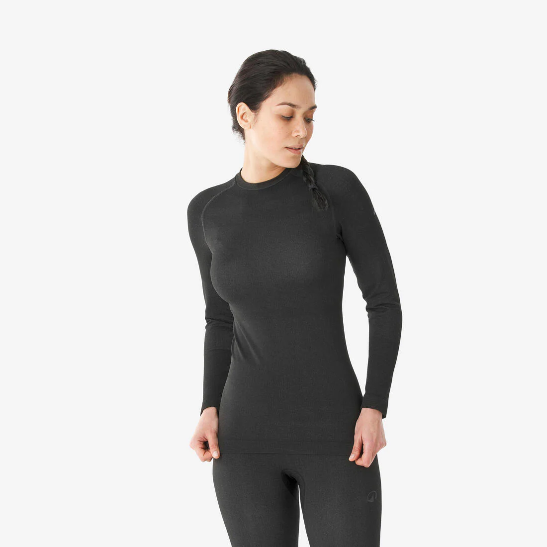 Primera capa superior nieve mujer celeste - BL500 sin costuras - Image 3