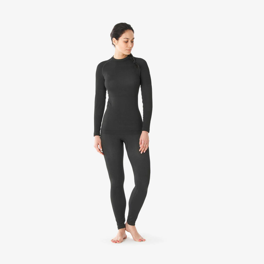 Primera capa superior nieve mujer celeste - BL500 sin costuras - Image 6