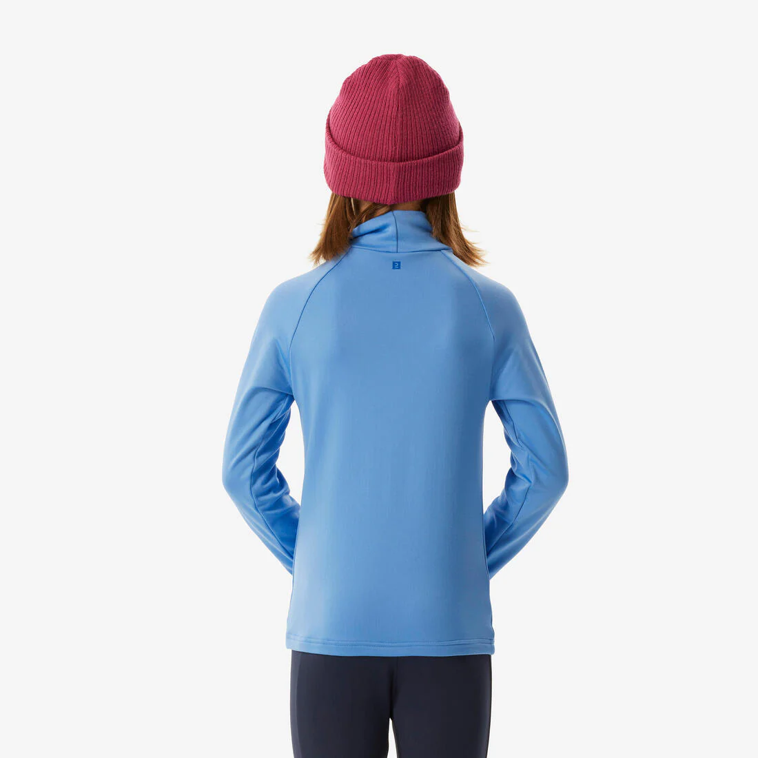 Primera capa superior nieve niños celeste - BL500 cuello alto - Image 13