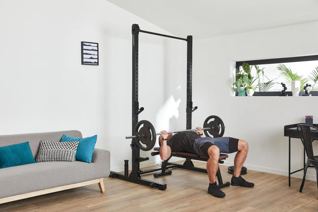 RACK MUSCULACIÓN 500 PLEGABLE SENTADILLAS + BENCH + DOMINADAS - Image 11
