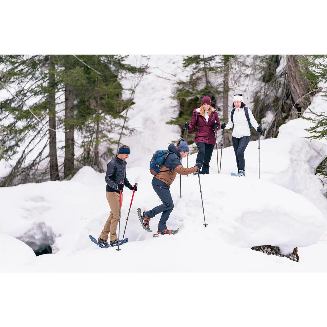 RAQUETAS DE NIEVE TAMIZ GRANDE QUECHUA EASY SH100 MOUNTAIN L - Image 17