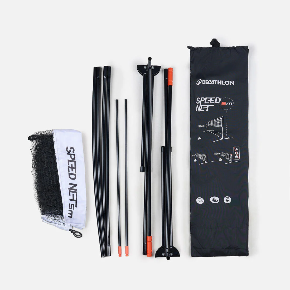RED DE BÁDMINTON MULTIDEPORTE SPEEDNET 5M V2 - Image 13
