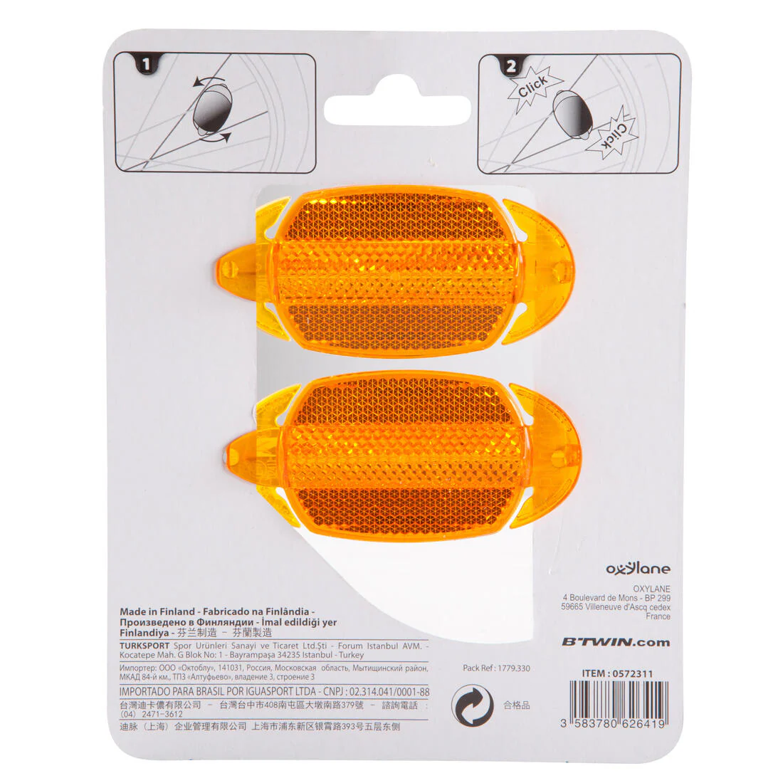 REFLECTOR DE SEGURIDAD PARA RUEDA DE BICICLETA  100 - Image 3