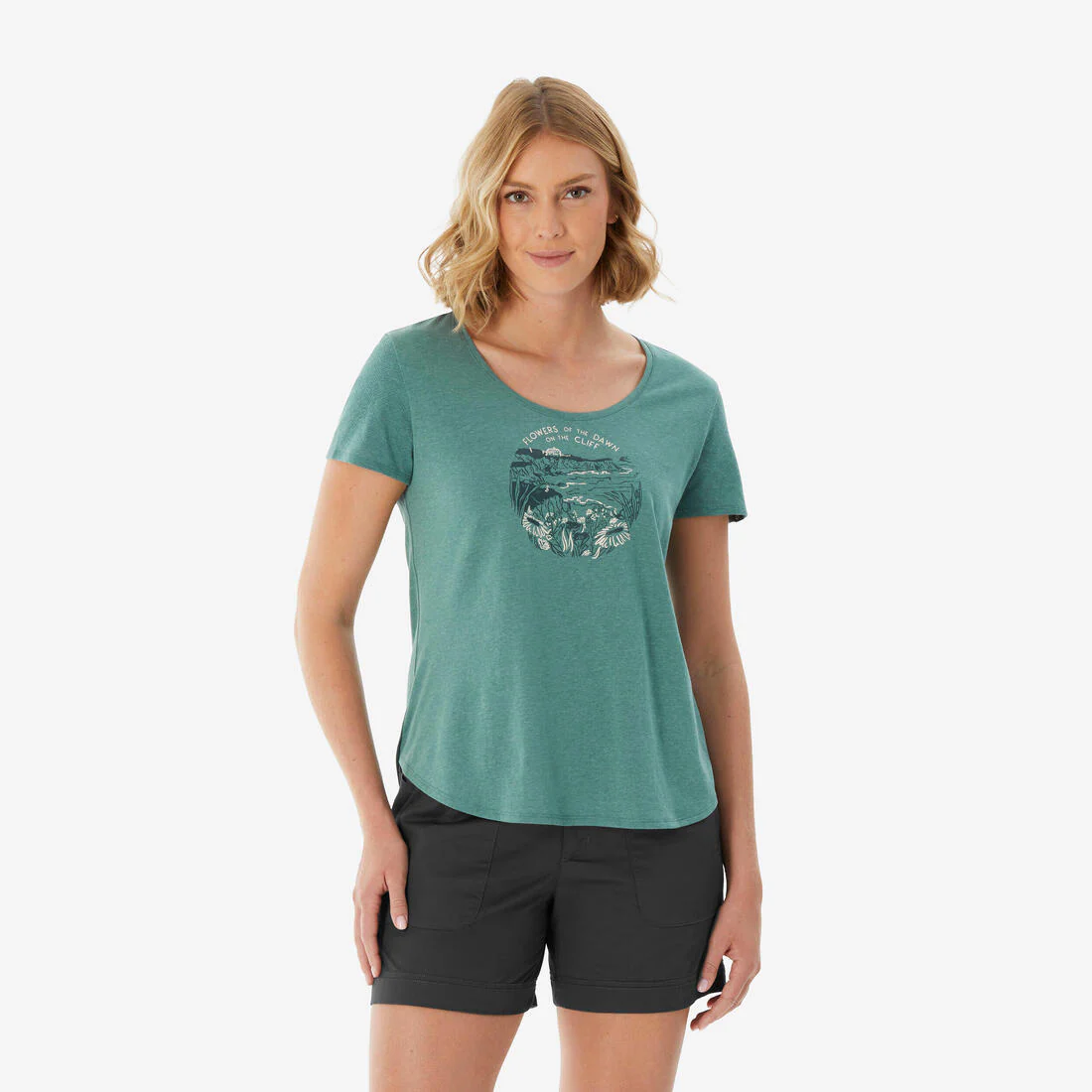 REMERA DE SENDERISMO MUJER NH500 - Image 3