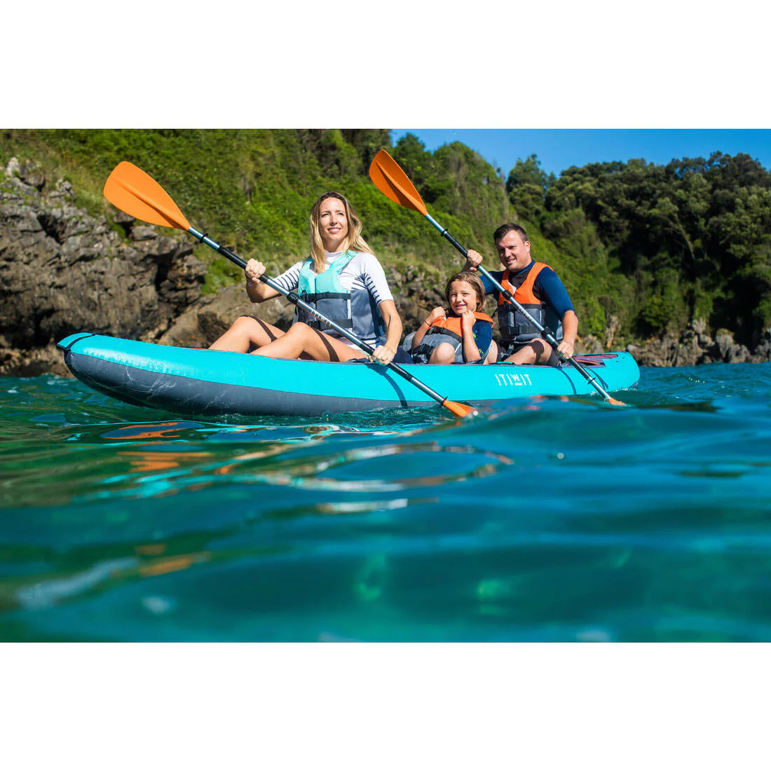 REMO KAYAK 100 SIMÉTRICO AJUSTABLE 2 PARTES - Image 2