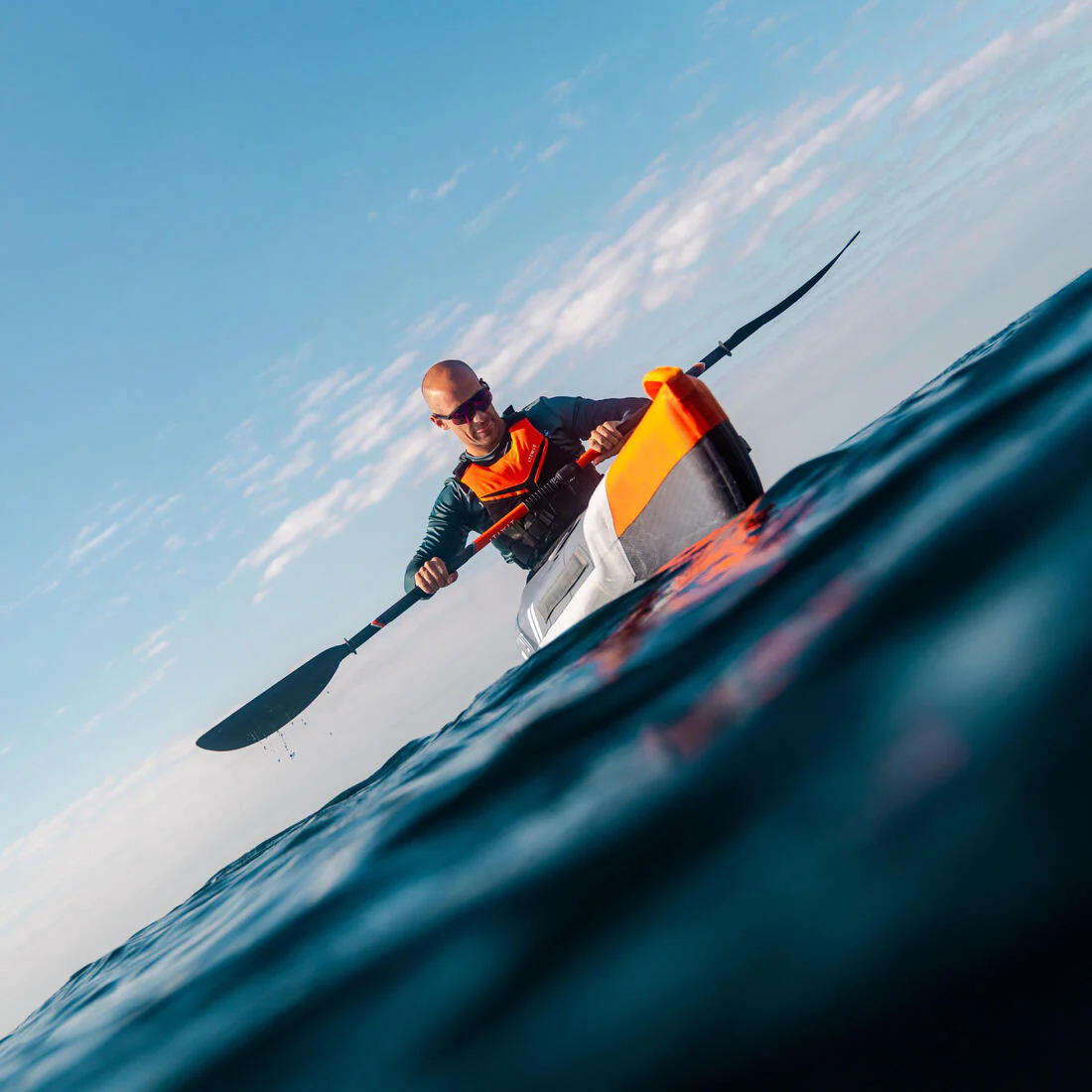 REMO KAYAK X500 CARBONO + PLÁSTICO DESMONTABLE 2 PARTES AJUSTABLE 210-220 CM - Image 2