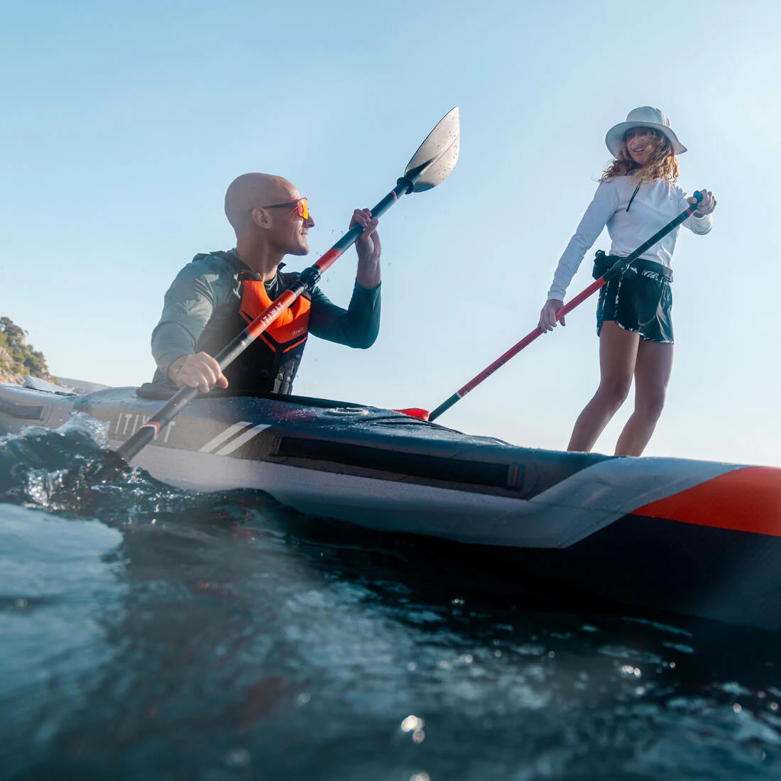 REMO KAYAK X500 CARBONO + PLÁSTICO DESMONTABLE 2 PARTES AJUSTABLE 210-220 CM - Image 8