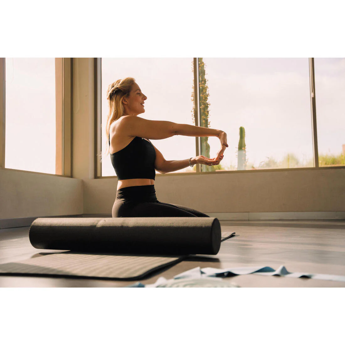 RODILLO GOMA PILATES FOAM ROLLER 90 CM LARGO 15 CM DIÁMETRO - Image 5