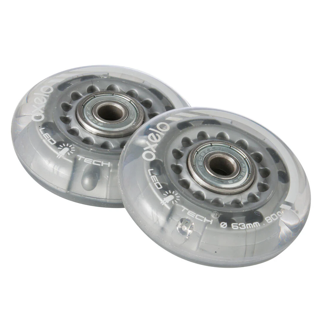 RUEDAS LUMINOSAS PATÍN NIÑOS 63 MM 80A X2 - Image 3