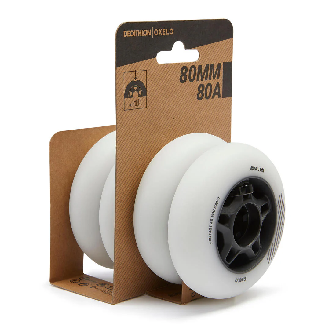 RUEDAS PATINES 80MM 80A 4 UNIDADES - Image 6