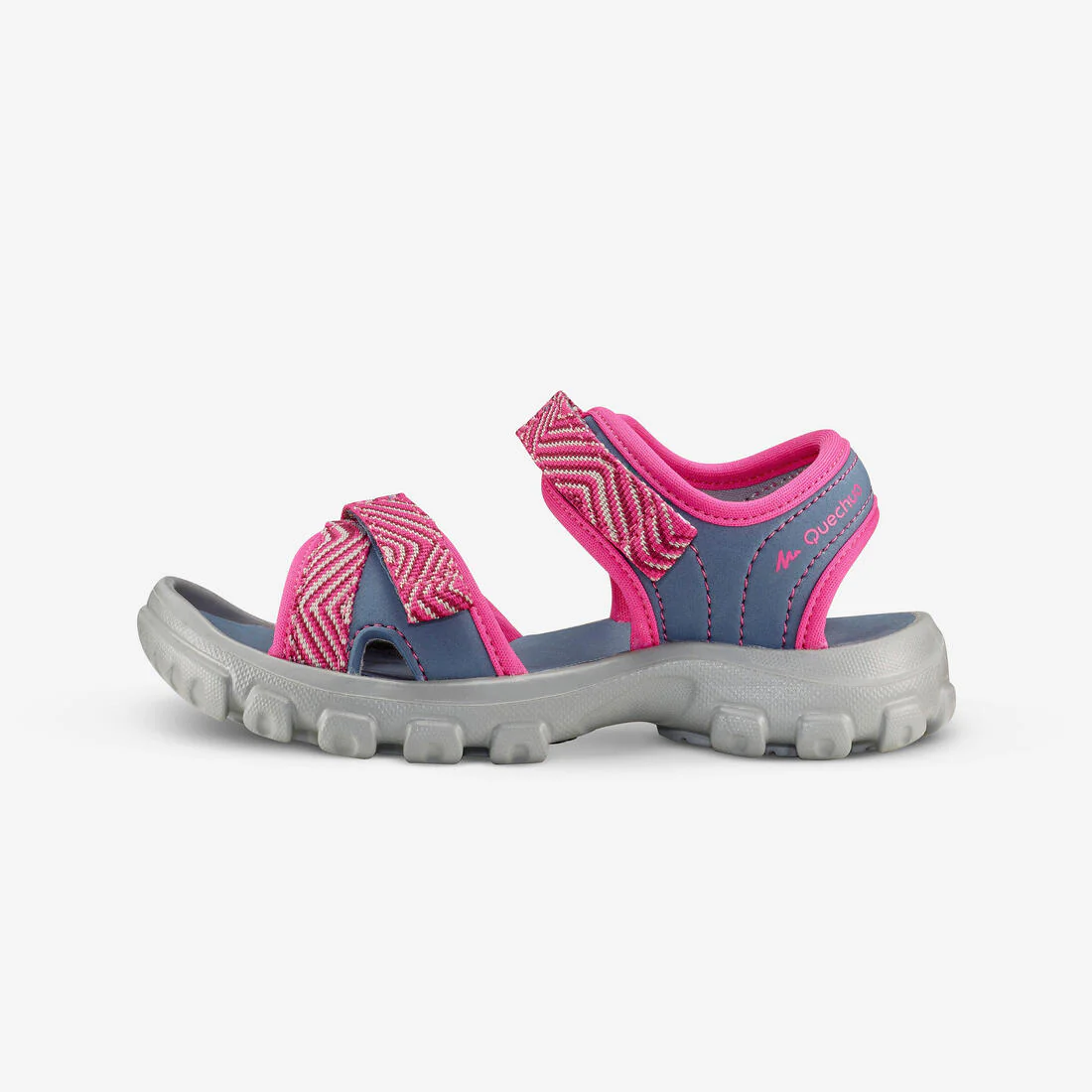 SANDALIAS DE SENDERISMO NIÑOS MH100 AZUL ROSADO - Image 2