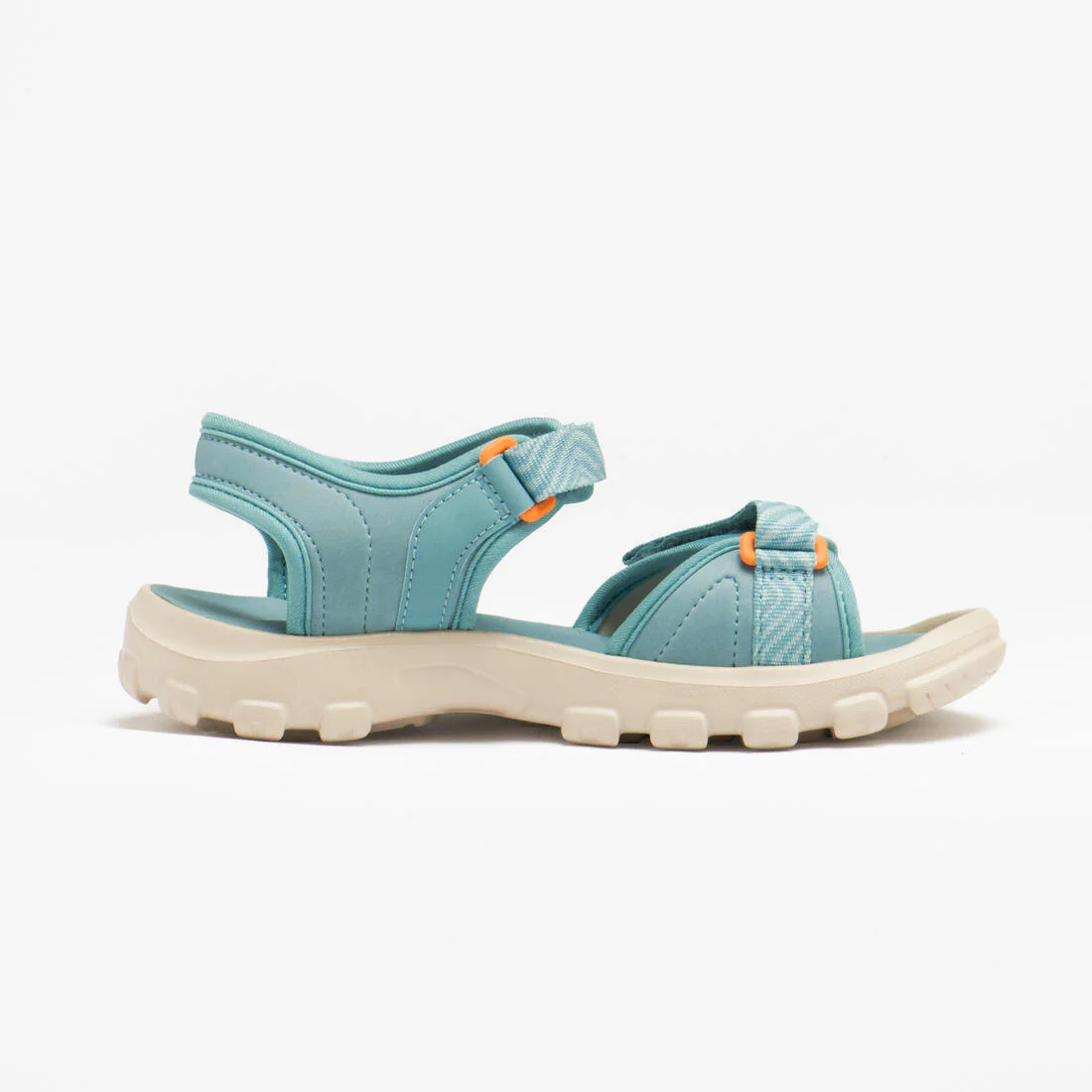 SANDALIAS DE SENDERISMO NIÑOS MH100 AZUL ROSADO - Image 6