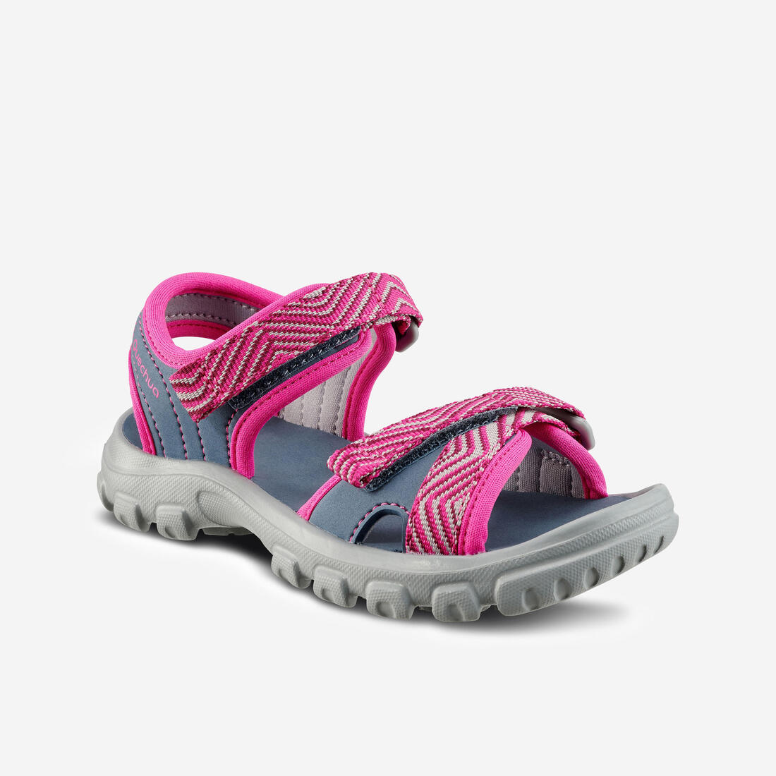 SANDALIAS DE SENDERISMO NIÑOS MH100 AZUL ROSADO - Image 9