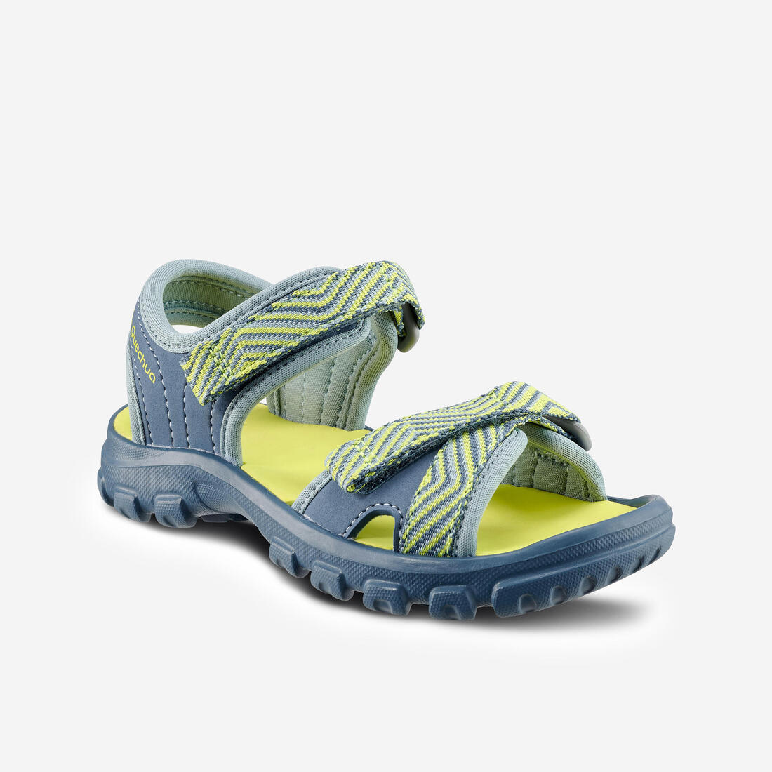 SANDALIAS DE SENDERISMO NIÑOS - MH100 KID AZUL Y AMARILLO - 24 A 31 - Image 2