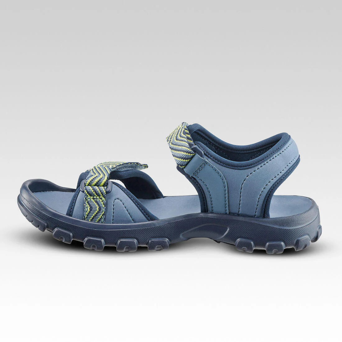 SANDALIAS DE SENDERISMO NIÑOS MH100 TW AZU Y AMARILLO - 32 A 37 - Image 10