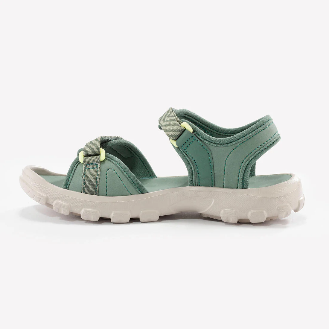 SANDALIAS DE SENDERISMO NIÑOS MH100 TW AZU Y AMARILLO - 32 A 37 - Image 12