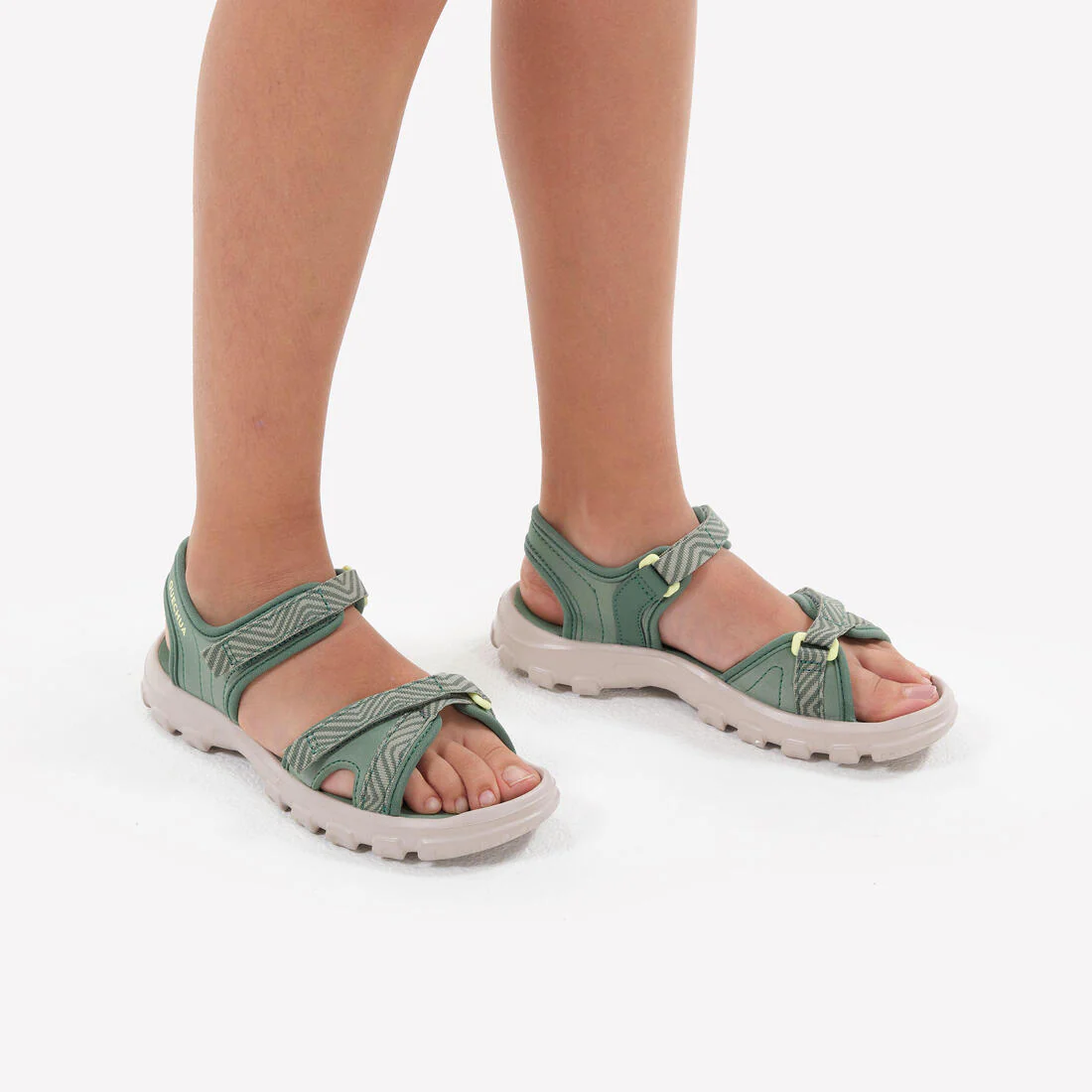 SANDALIAS DE SENDERISMO NIÑOS MH100 TW AZU Y AMARILLO - 32 A 37 - Image 16