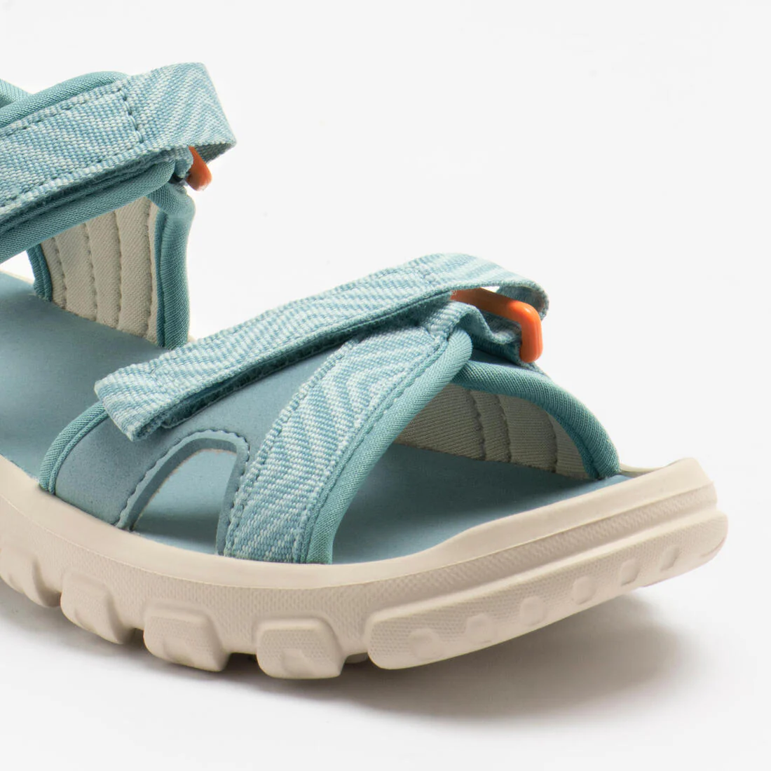 SANDALIAS DE SENDERISMO NIÑOS MH100 TW AZU Y AMARILLO - 32 A 37 - Image 18