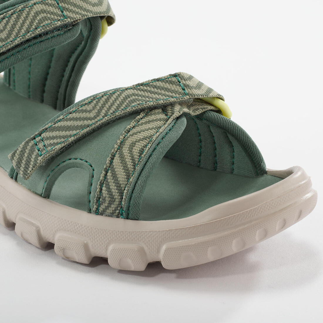 SANDALIAS DE SENDERISMO NIÑOS MH100 TW AZU Y AMARILLO - 32 A 37 - Image 27
