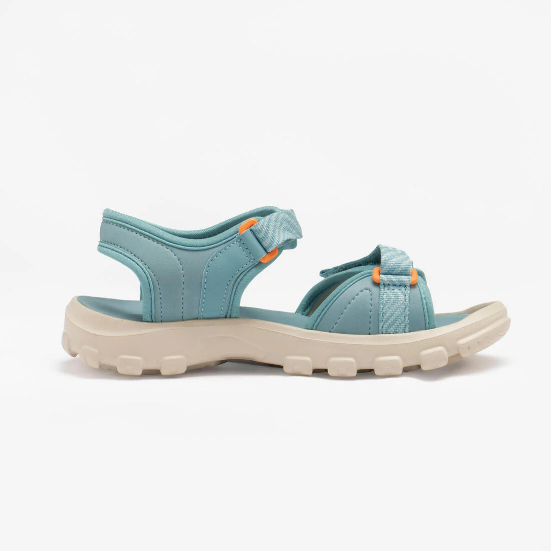 SANDALIAS DE SENDERISMO NIÑOS MH100 TW AZU Y AMARILLO - 32 A 37 - Image 9