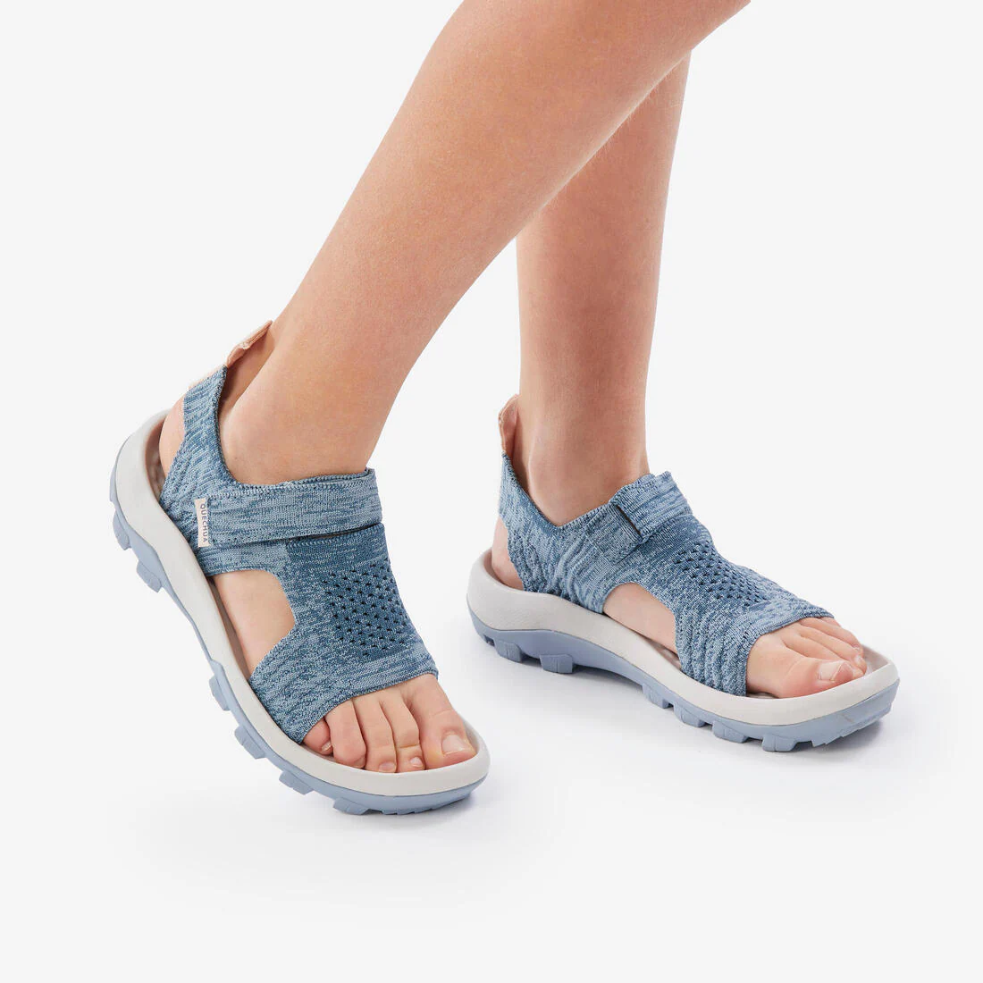 SANDALIAS DE SENDERISMO NIÑOS MH120 AZUL GRIS - Image 6