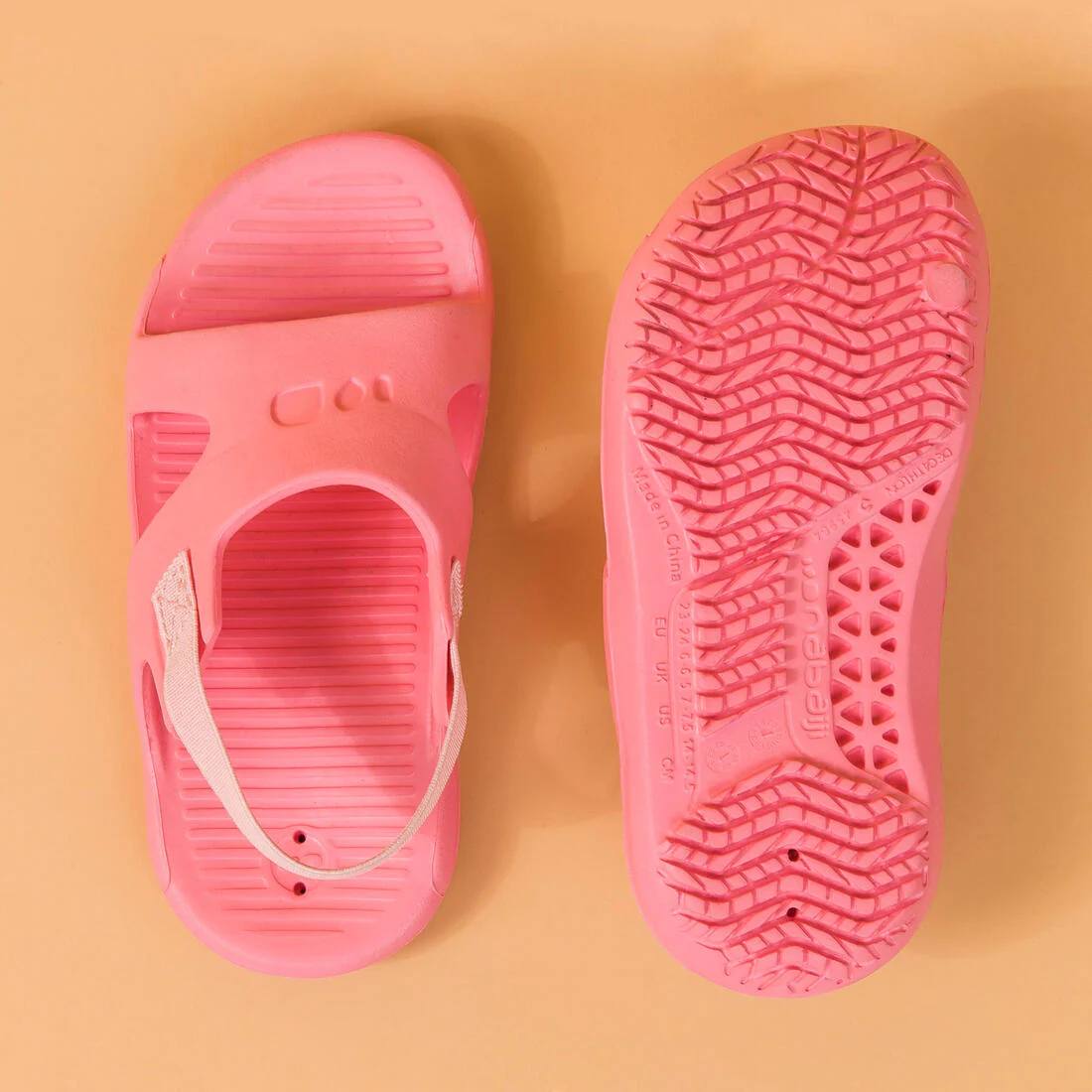 Sandalias para piscina bebés rosado - Image 3
