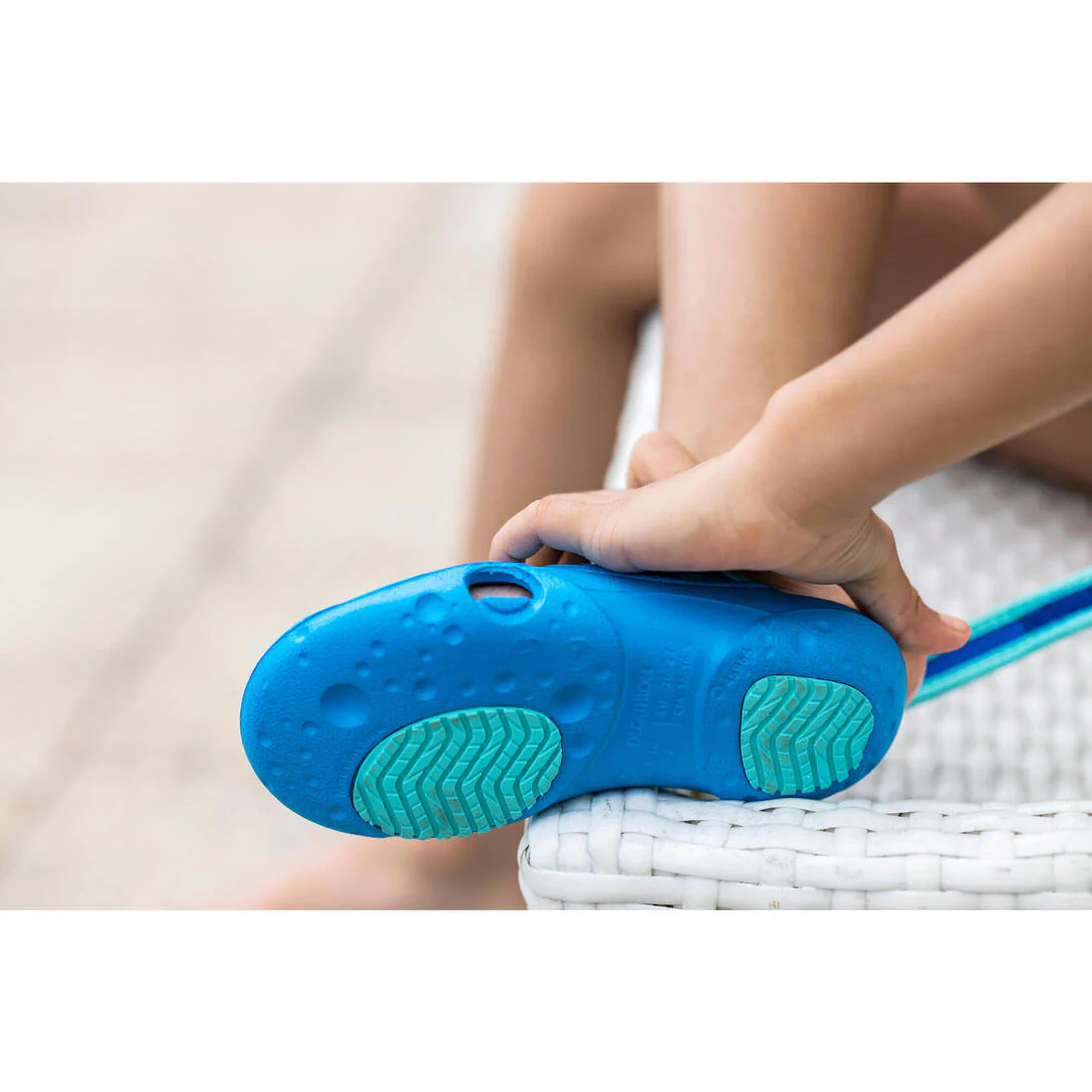 Sandalias para piscina niños celeste rosado - Slap100 - Image 12