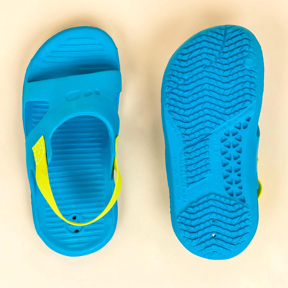 Sandalias para piscina niños celeste rosado - Slap100 - Image 6