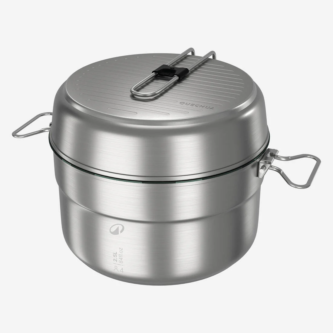 SET COCINA CAMPING 500 CAMPING ACERO INOXIDABLE 4 PERSONAS 25 PIEZAS - Image 3