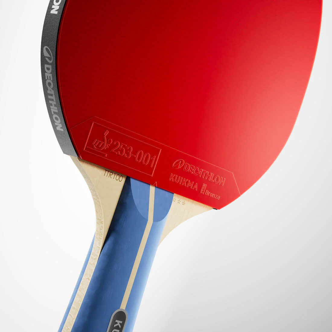 SET DE 2 PALAS TTR 100 VERSÁTIL 3* ITTF ESCUELA + PELOTAS - Image 4