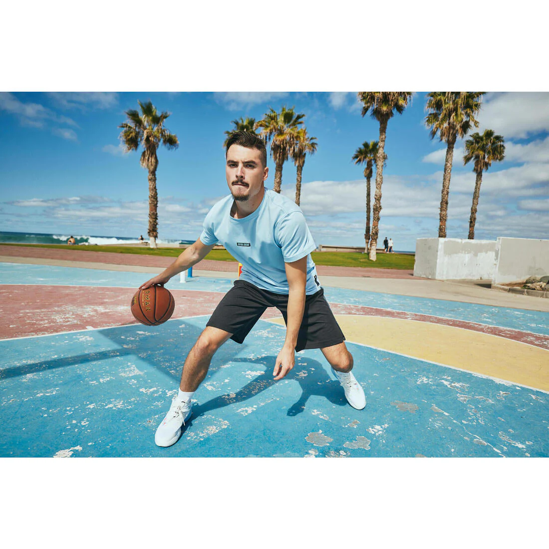 SHORT DE BÁSQUETBOL SH500 ADULTO NEGRO - Image 9