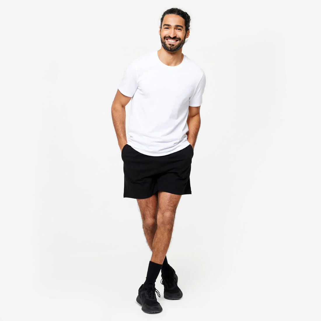 SHORT FITNESS HOMBRE 100 NEGRO - Image 2