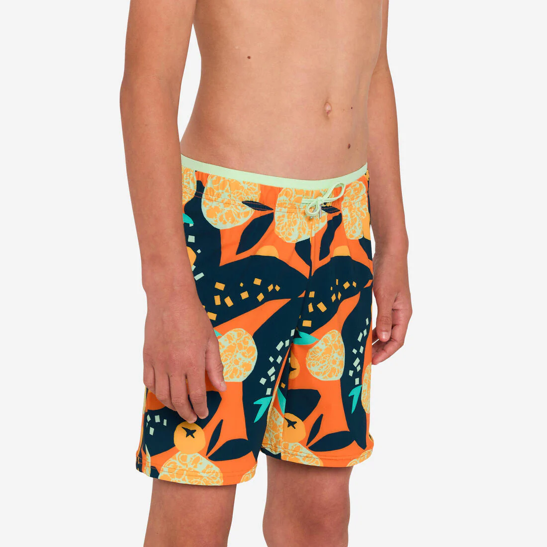 Short natación niño naranjo estampado - 100 - Image 10