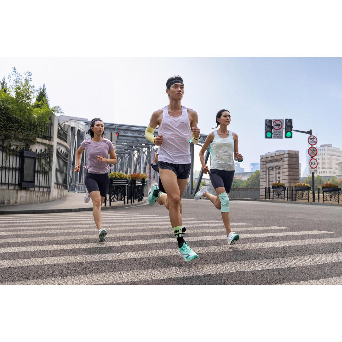 SHORTS 2 EN 1 HOMBRE RUN 500 - Image 11