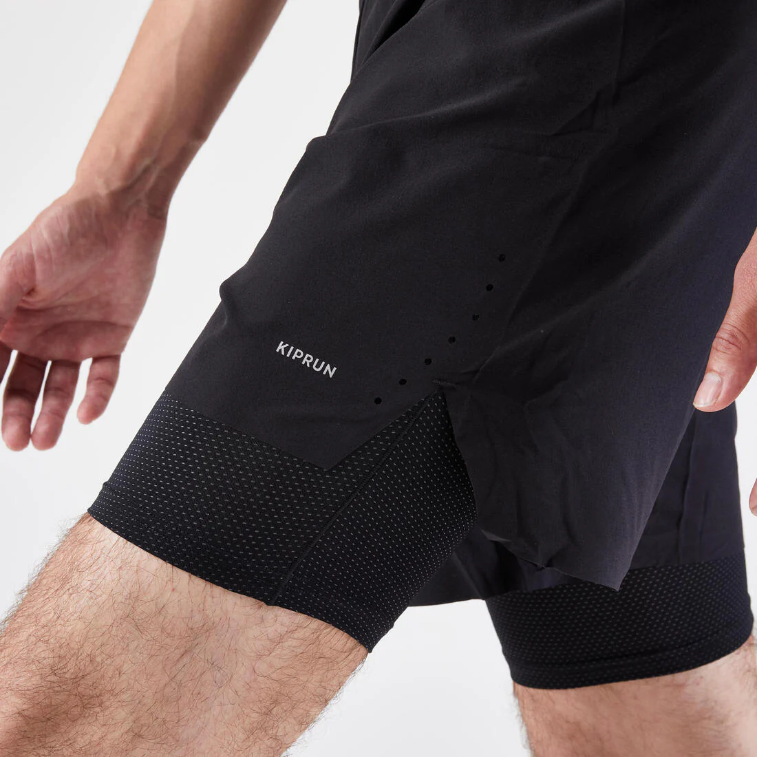 SHORTS 2 EN 1 HOMBRE RUN 500 - Image 7