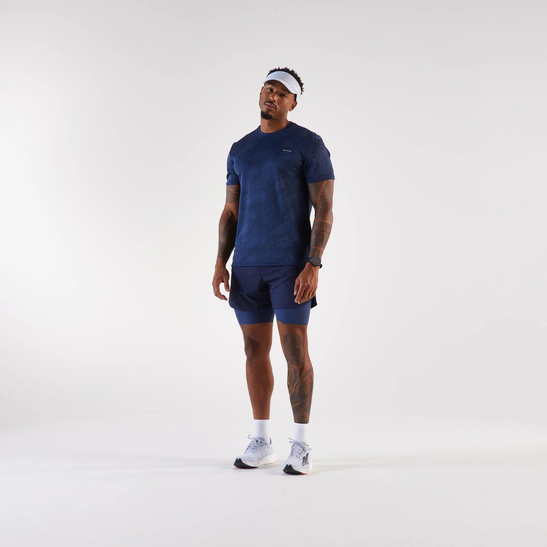 SHORTS 2 EN 1 RUNNING HOMBRE RUN 500 CONFORT - Image 5