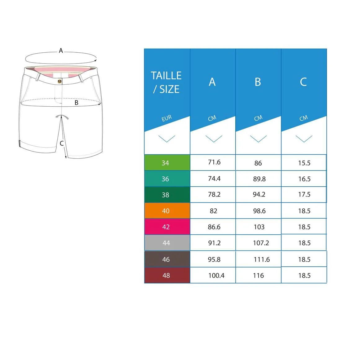 SHORTS CHINO DE GOLF MUJER MW500 - Image 18