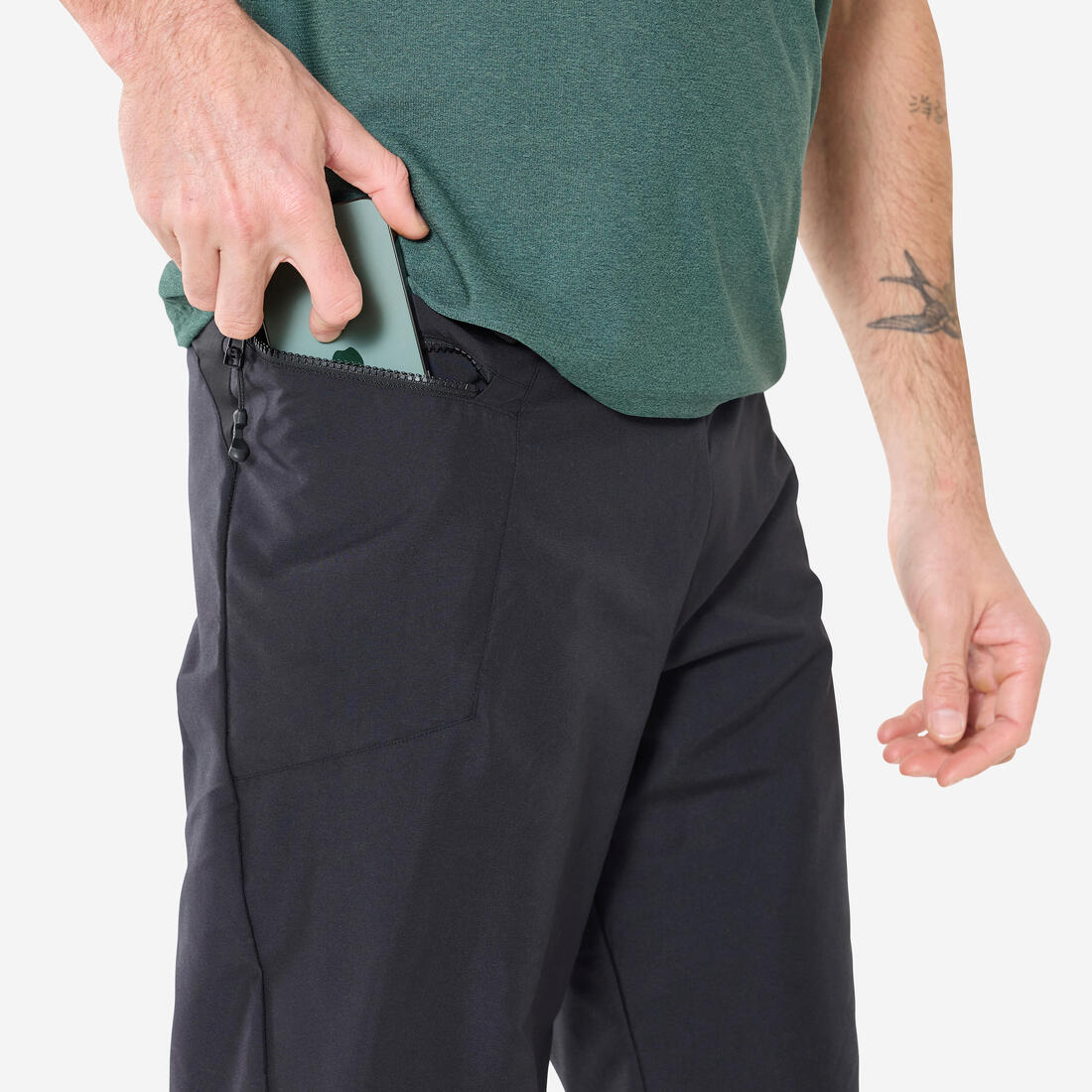 SHORTS CICLISMO MTB ESSENTIAL HOMBRE NEGRO - Image 4