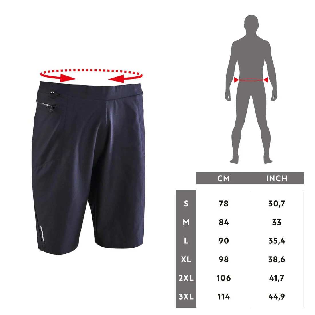 SHORTS CICLISMO MTB ESSENTIAL HOMBRE NEGRO - Image 6