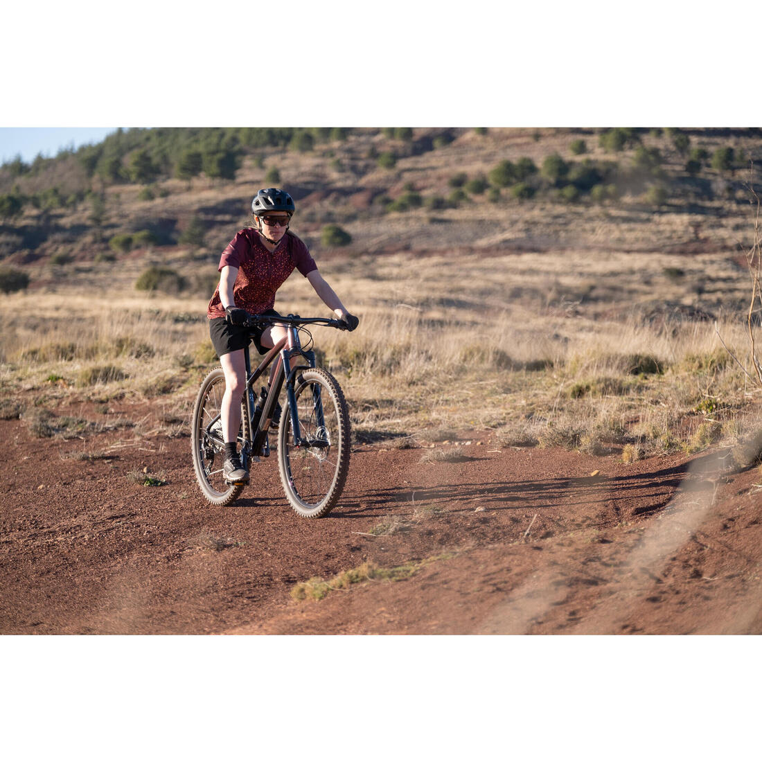 SHORTS CICLISMO MTB MUJER EXPL500 - NEGRO - Image 17