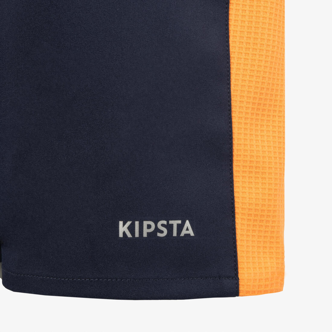 SHORTS DE FÚTBOL NIÑOS AZUL MARINO Y NARANJA - Image 3