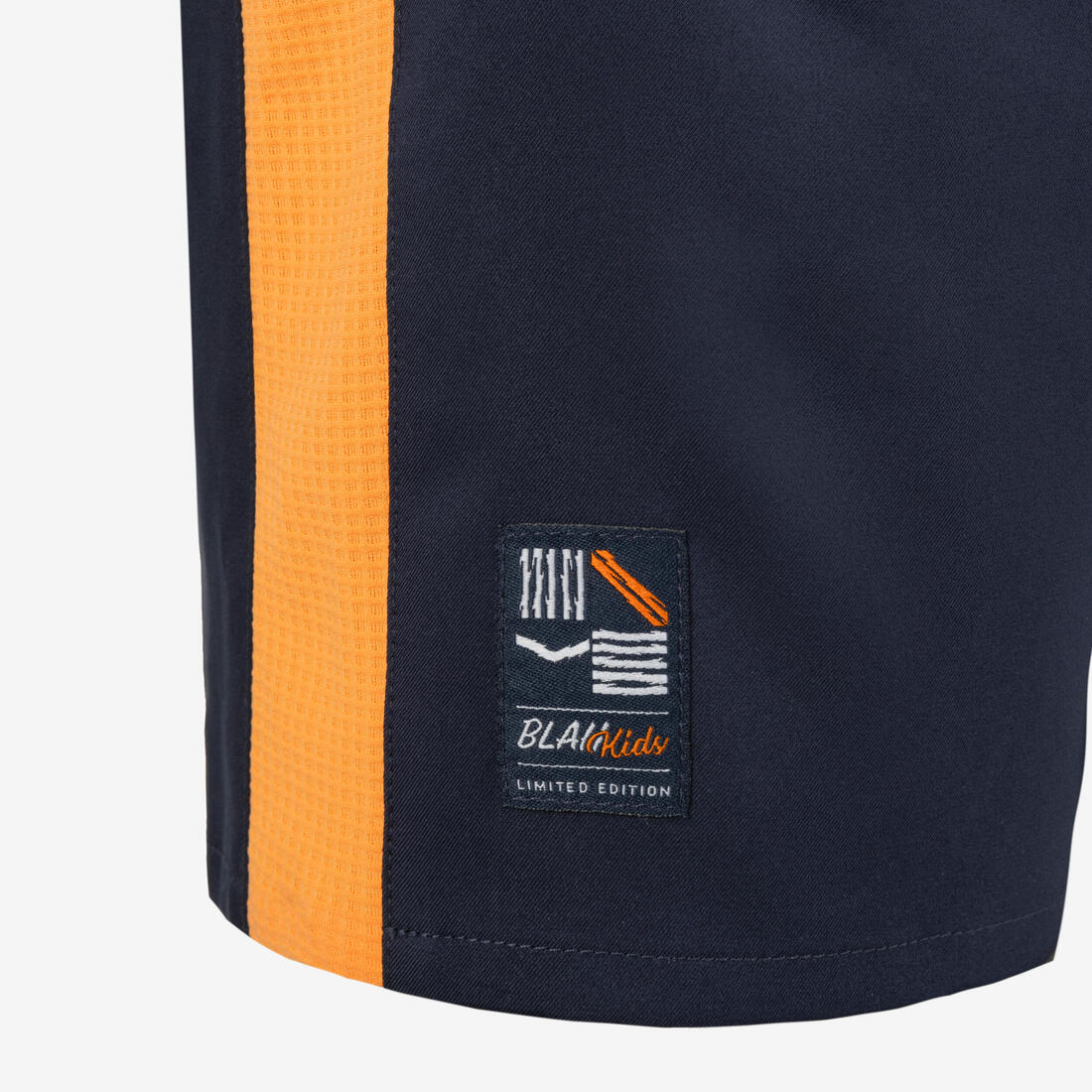 SHORTS DE FÚTBOL NIÑOS AZUL MARINO Y NARANJA - Image 5