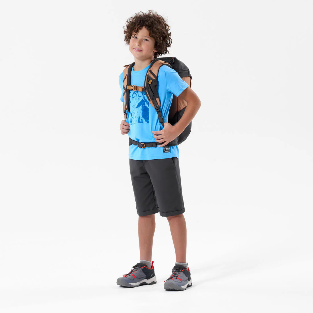 SHORTS DE SENDERISMO NIÑOS MH100 TW - Image 2