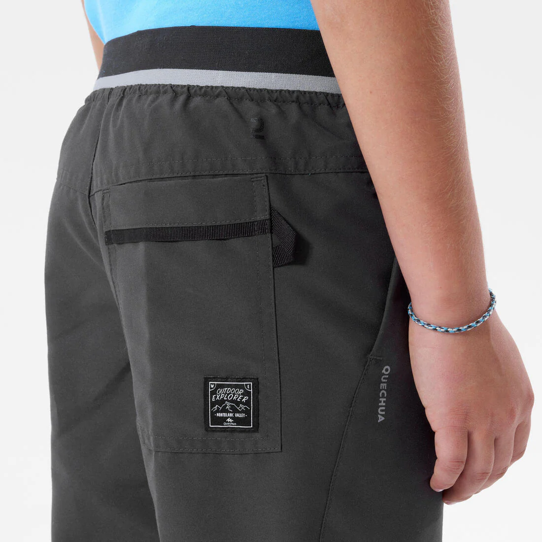 SHORTS DE SENDERISMO NIÑOS MH100 TW - Image 4