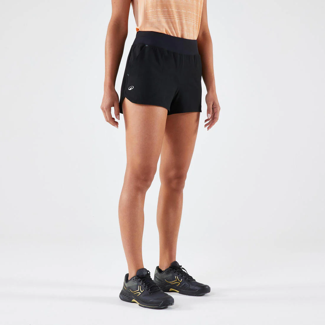 SHORTS DE TENIS MUJER TSH LIGHT NEGRO - Image 2