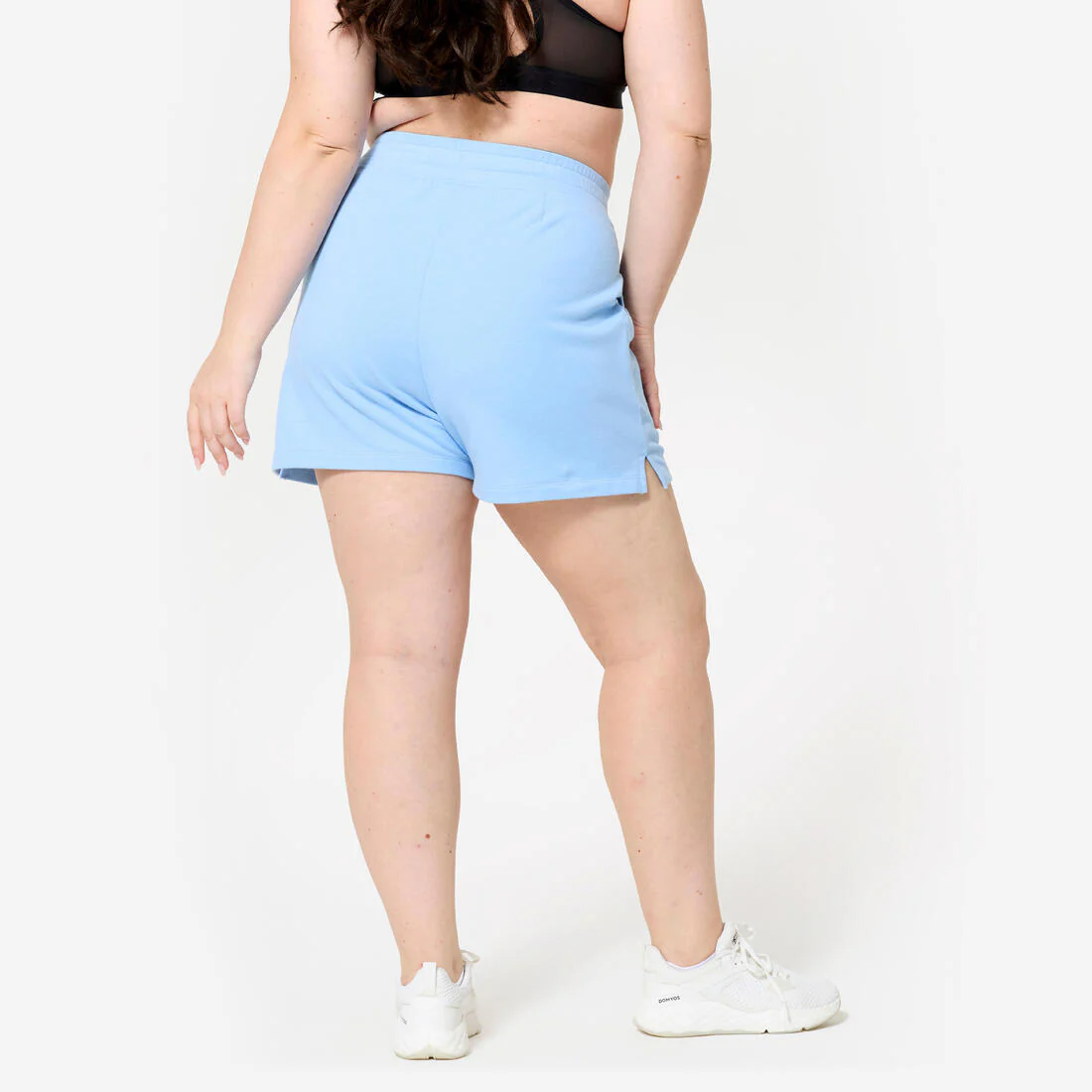 SHORTS FITNESS MUJER AZUL BOLSILLOS - Image 4