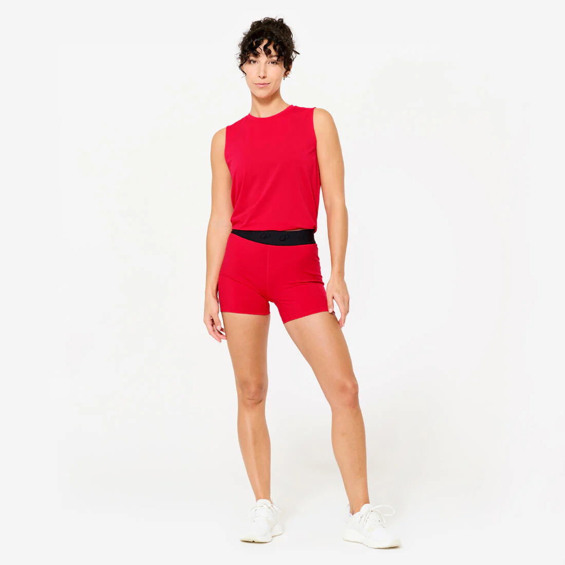 SHORTS FITNESS MUJER TIRO ALTO CINTURA ELÁSTICA - Image 2