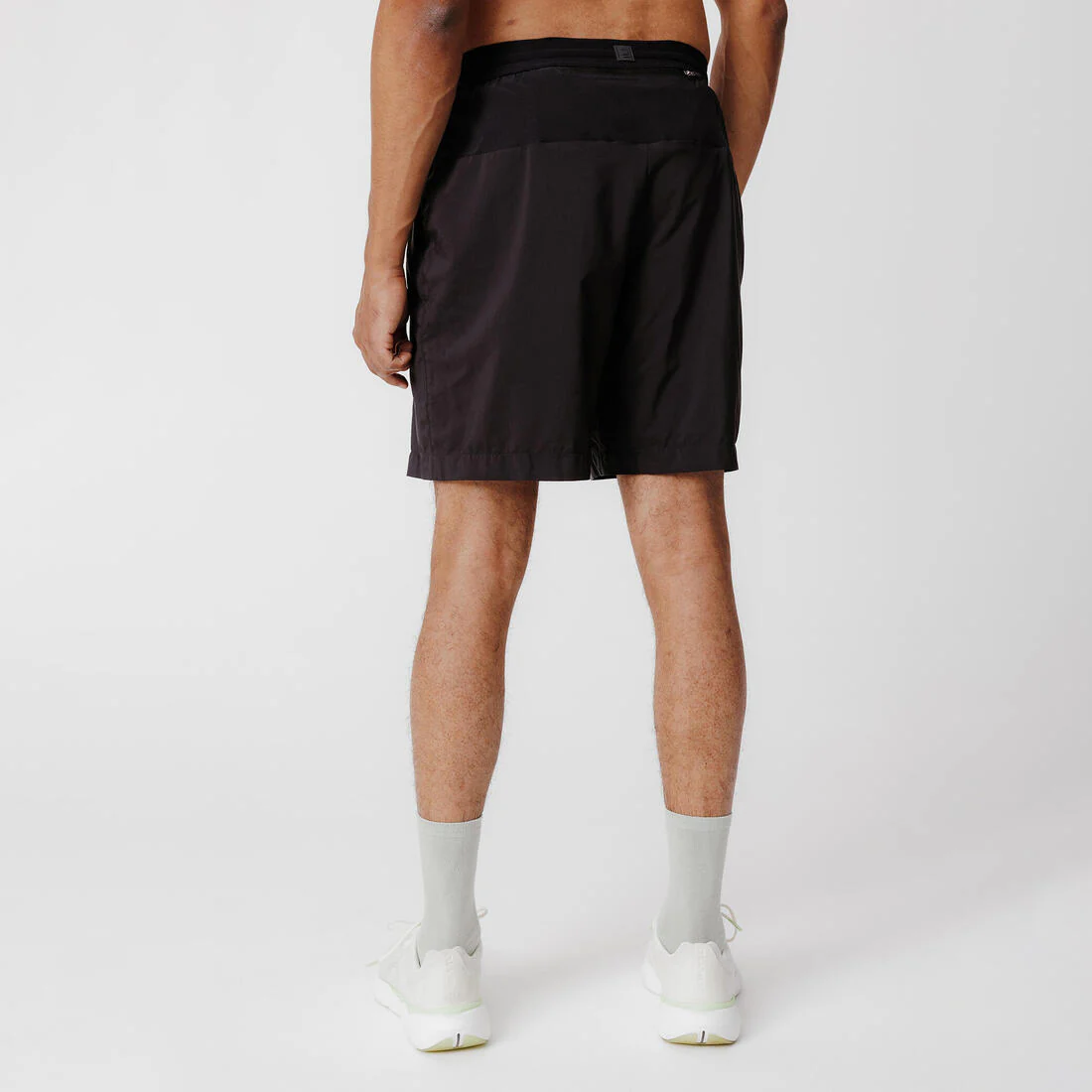 Shorts running transpirable 2 en 1  hombre - Dry 550 negro - Image 5