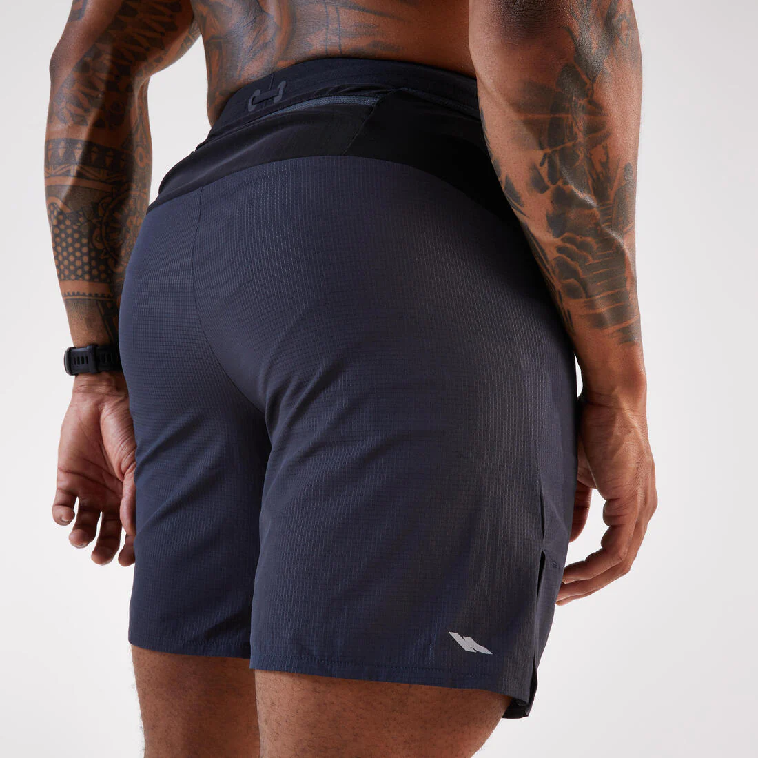 SHORTS TRAIL RUNNING HOMBRE KIPRUN RUN 900 ULTRA GRIS - Image 5